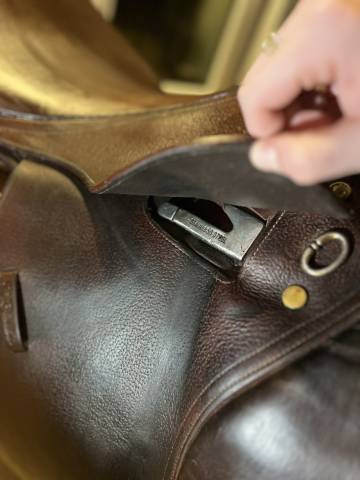 Selle Eric Thomas mixte 17,5&rsquo;