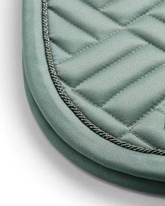 Tapis de selle Modern Mint Green - Equestrian Stockholm - Tissu en bambou