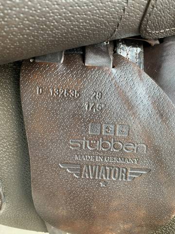 St&uuml;bben Aviator Jumping Saddle &ndash; 17.5&rdquo;