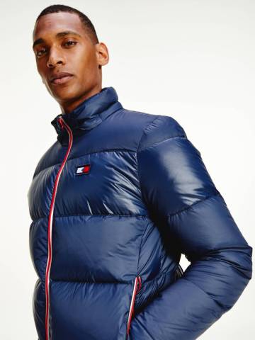 Doudoune &agrave; capuche style TH pour homme de Tommy Hilfige