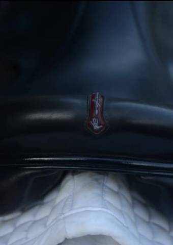 Selle EQUIPE en cuir noir