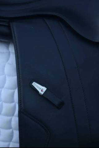 Selle EQUIPE en cuir noir