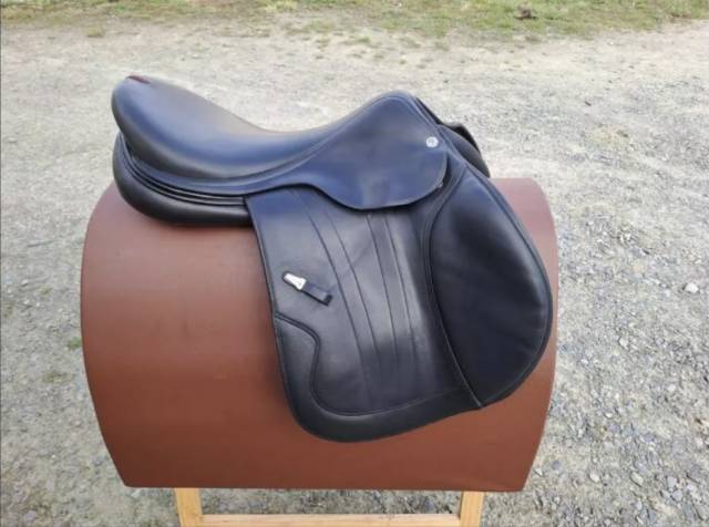 Selle EQUIPE en cuir noir