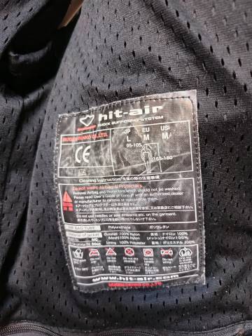 Gilet air bag Hit air taille M