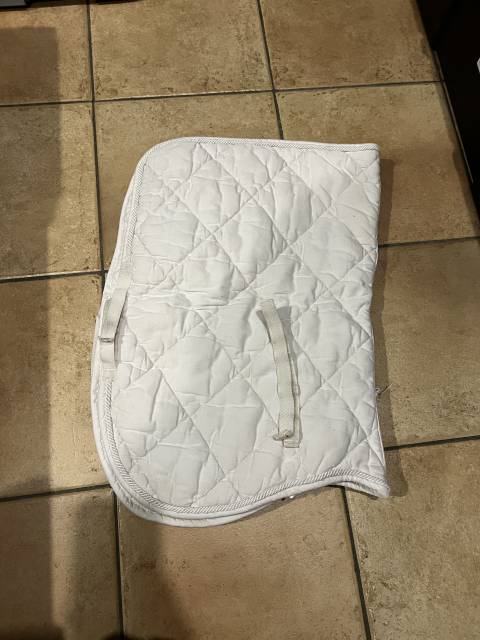 Tapis de selle blanc 