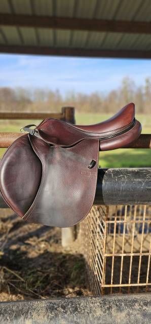 Selle GBS de 2022  Taille 17,5 couleur havane