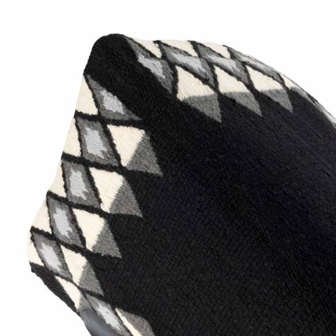 Tapis de selle western show en laine avec rembourrage en dry F - Burioni