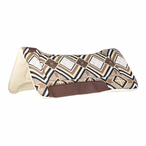 Tapis de selle western Dakota beige / marron - Pool's - Eco Wool