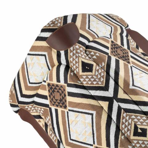 Tapis de selle western Dakota beige / marron - Pool's - Eco Wool