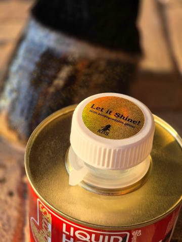 Huile &agrave; sabot paillettes 500ml - Kevin Bacon - Hydratation intense