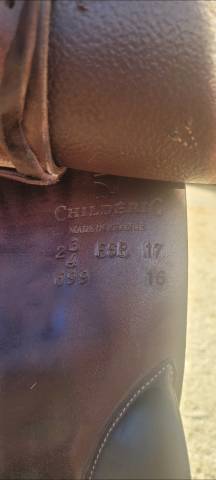 Selle childeric 17 pouces 