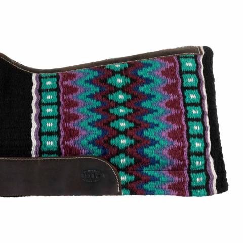 Tapis de selle western en laine multi-couleurs - Pool's - Haute qualit&eacute;