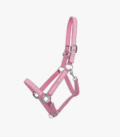 Licol Lyvia Rose - QHP - Motifs c&oelig;urs, ajustable