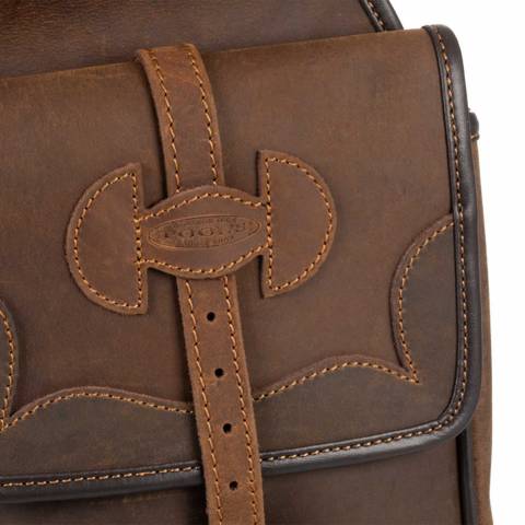 Sacoche pour selle western en cuir - Pool's