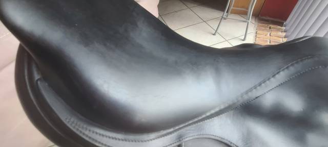 B.Delgrange Ath&eacute;na 17,5" noire + Couvre-selle d'origine