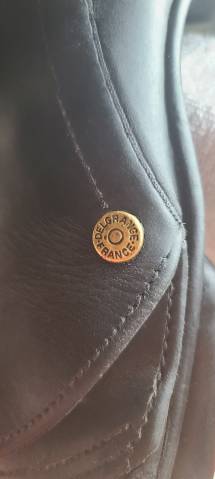 B.Delgrange Ath&eacute;na 17,5" noire + Couvre-selle d'origine