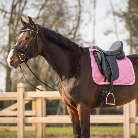 Tapis de selle Lyvia DRESSAGE - QHP - Confort et respirabilit&eacute;