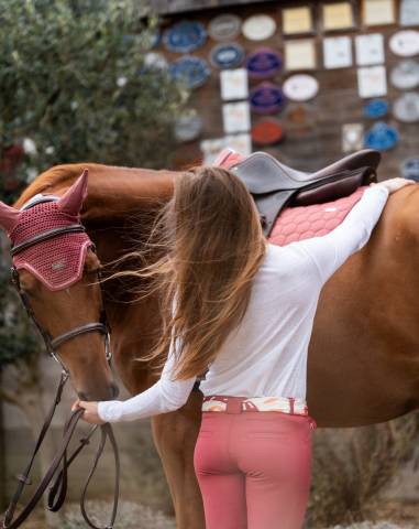 Pantalon John Knee Grip - GEM - Taille haute, mati&egrave;re galbante