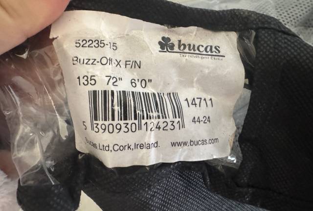 Couverture anti mouche BUCAS 