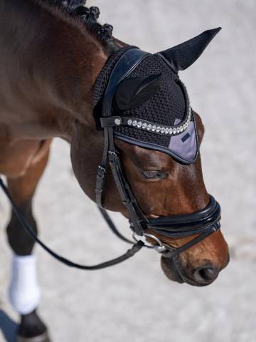 Bonnet anti-mouches Modern Dark Violet - Equestrian Stockholm