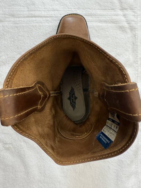 Bottes de travail coqu&eacute;es western 