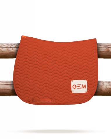 Tapis de selle GEM Touc touc - GEM - Matelassage vagues