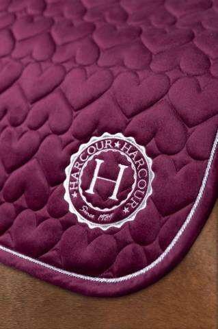 Tapis de selle édition limitée Valentine - Harcour - Forme dégarrottée