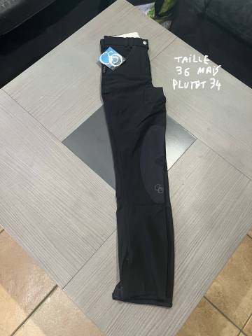 Pantalon neuf équitation femme ou mixte noir taille mar