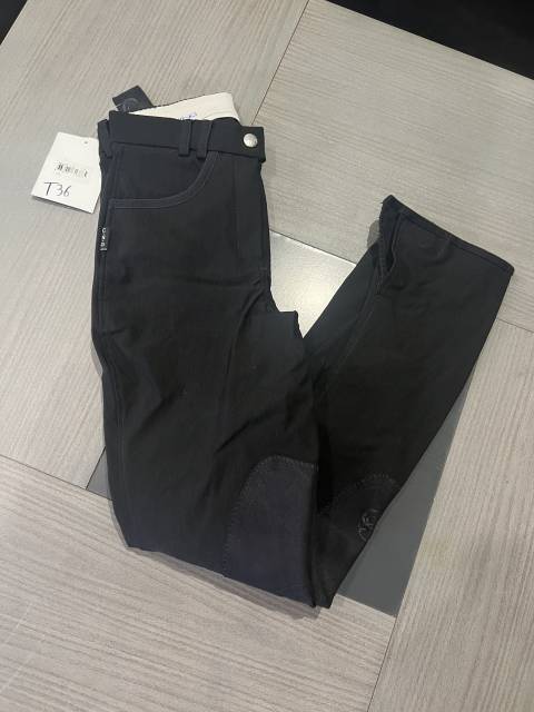 Pantalon neuf &eacute;quitation femme ou mixte noir taille mar