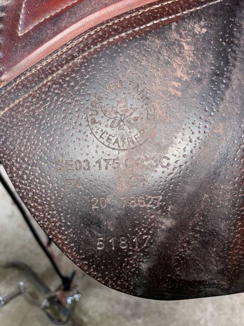 Selle CWD marron   taille : 17,5