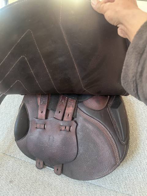 Selle Renaissance 17 pouces F2 semi creux 