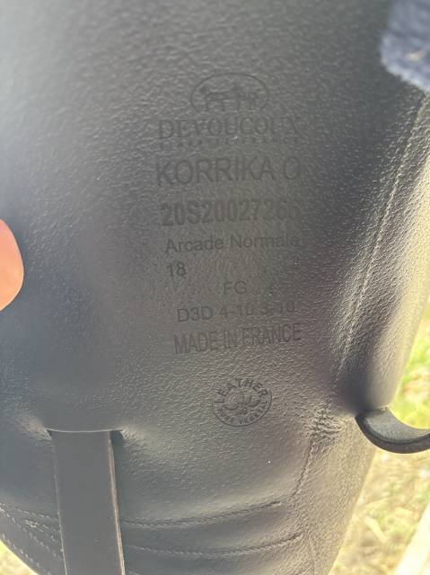 Selle devoucoux Korrika O, 18,Arcade normale