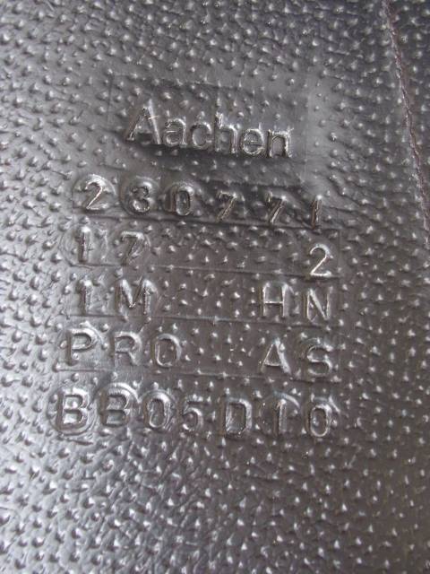 Selle Dressage Forestier Aachen 17'