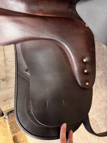 Selle Antares dressage  marron 17"