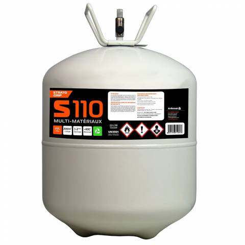 Bonbonne de colle pistolable multi matériaux S110 - 22L