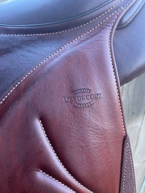 Selle Devoucoux Makila Lab Havane &ndash; &eacute;tat quasi neuf