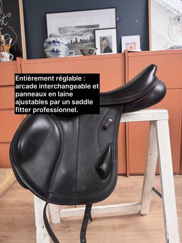 Kent & Masters XC Monoflap 17" &ndash; Noir/Bordeaux &ndash; 2024