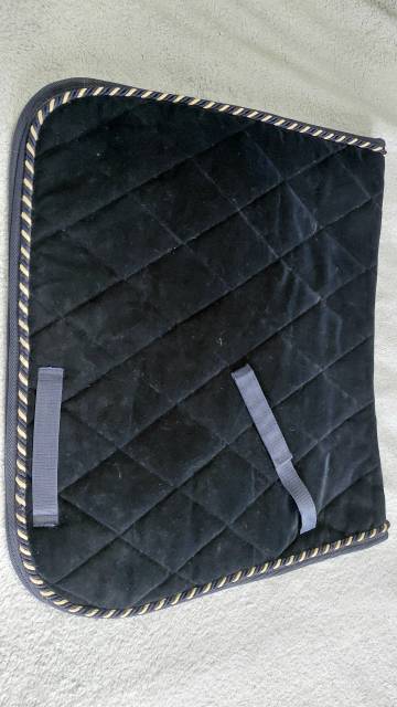 Tapis de selle noir J.Reynald &ndash; taille Full &ndash; mixte