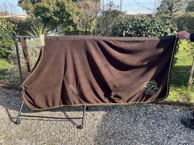 Couverture polaire Ecurie box Marron equi-theme equithe