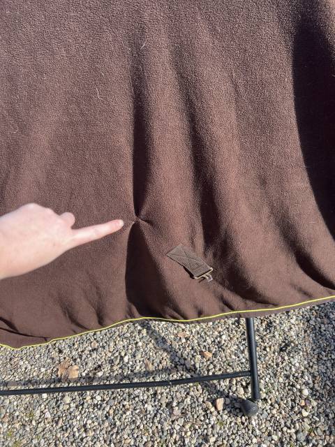 Couverture polaire Ecurie box Marron equi-theme equithe