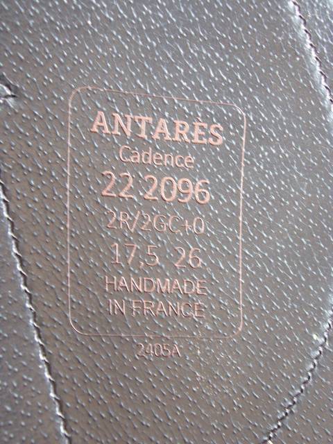 Selle Dressage Antares Cadence 17'5