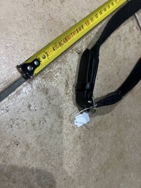 R&ecirc;nes Tissus toile &agrave; arr&ecirc;toir en Cuir noir  