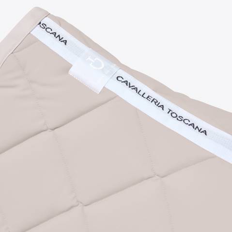 Tapis de selle Diamond CSO Beige - Cavalleria Toscana - Jersey respirant