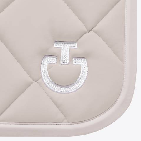 Tapis de selle Diamond CSO Beige - Cavalleria Toscana - Jersey respirant