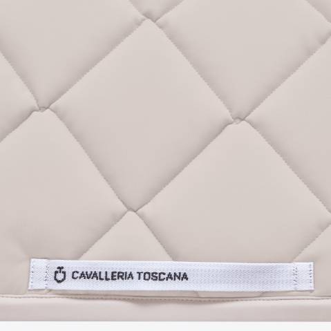 Tapis de selle Diamond CSO Beige - Cavalleria Toscana - Jersey respirant