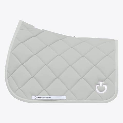 Tapis de selle Diamond CSO - Cavalleria Toscana - Gris clair