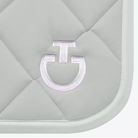 Tapis de selle Diamond CSO - Cavalleria Toscana - Gris clair