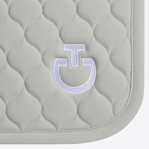 Tapis de selle Circular DRESSAGE Gris clair - Cavalleria Toscana - Respirant