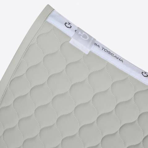 Tapis de selle Circular DRESSAGE Gris clair - Cavalleria Toscana - Respirant