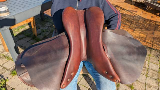 Selle antares altair+sangle bavette mouton kentucky